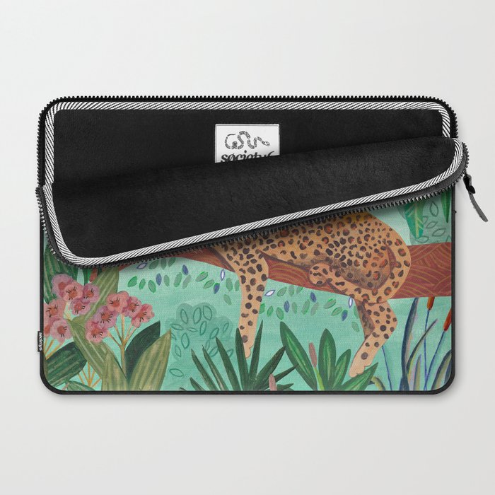 Leopard in the jungle Laptop Sleeve Gallery Image 2