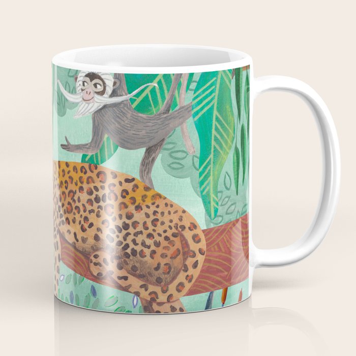 Leopard in the jungle Coffee Mug Gallery Image 1