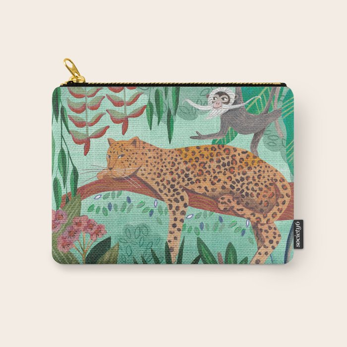 Leopard in the jungle Carry All Pouch Gallery Image 1
