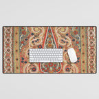 Rasht  Antique North Persian Embroidery Print Desk Mat Gallery Image 1
