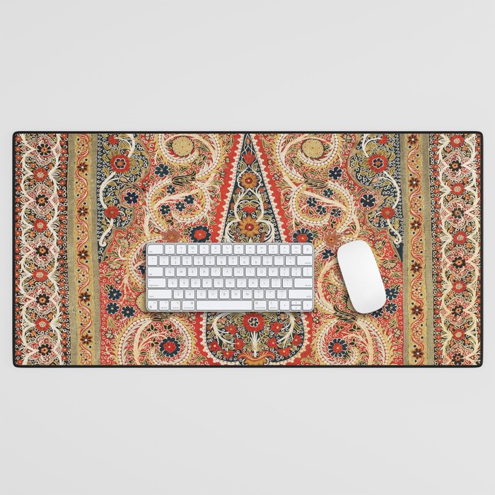 Rasht  Antique North Persian Embroidery Print Desk Mat Gallery Image 1