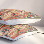 Rasht  Antique North Persian Embroidery Print Pillow Sham Gallery Image 3