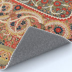 Rasht  Antique North Persian Embroidery Print Rug Gallery Image 4