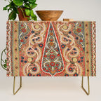 Rasht  Antique North Persian Embroidery Print Credenza Gallery Image 1