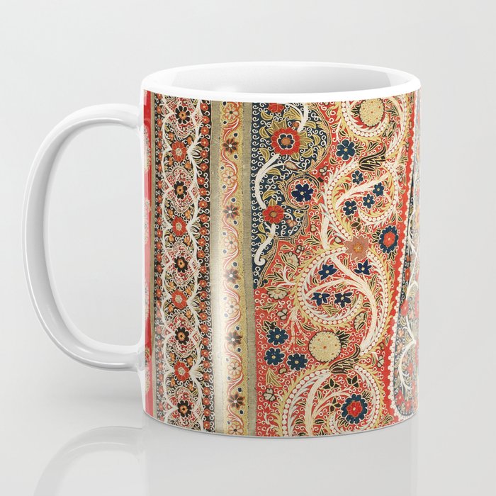 Rasht  Antique North Persian Embroidery Print Coffee Mug Gallery Image 3