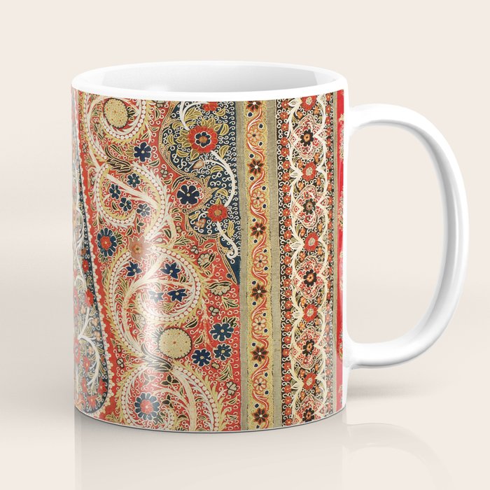 Rasht  Antique North Persian Embroidery Print Coffee Mug Gallery Image 1