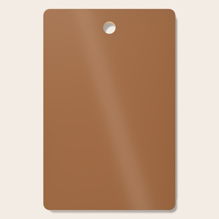 Burnt Orange Clay Solid Color Cutting Board Gallery Image 1