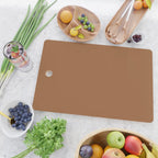 Burnt Orange Clay Solid Color Cutting Board Gallery Image 2