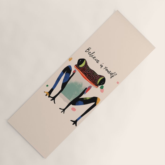 Believe and Leap Yoga Mat Gallery Image 1