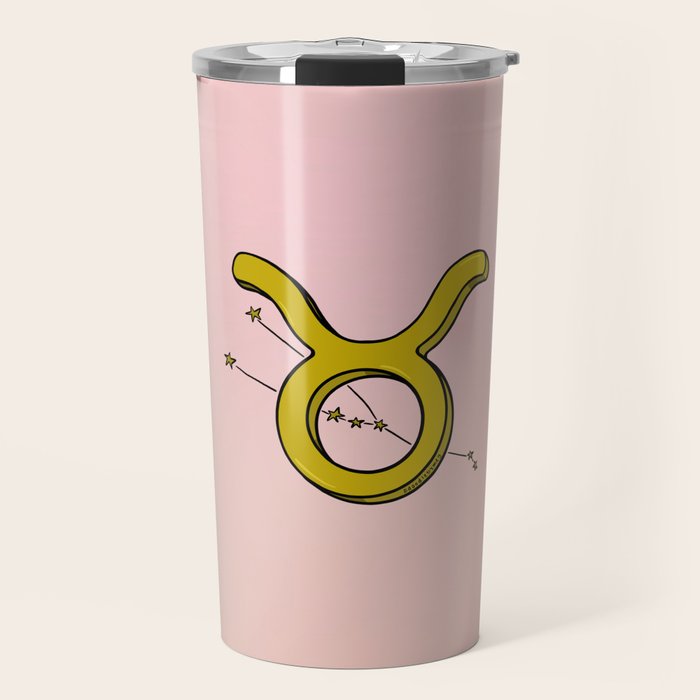 Taurus Symbol Travel Mug Gallery Image 1