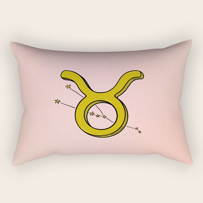 Taurus Symbol Rectangular Pillow Gallery Image 2