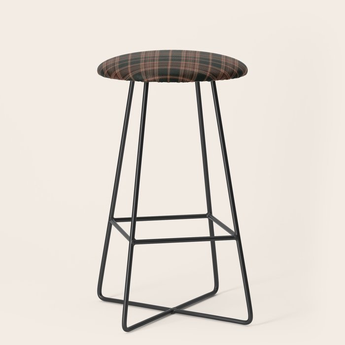 brune tartan Stool Gallery Image 1