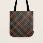 brune tartan Tote Bag Gallery Image 1