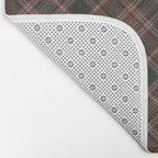 brune tartan Bath Mat Gallery Image 2