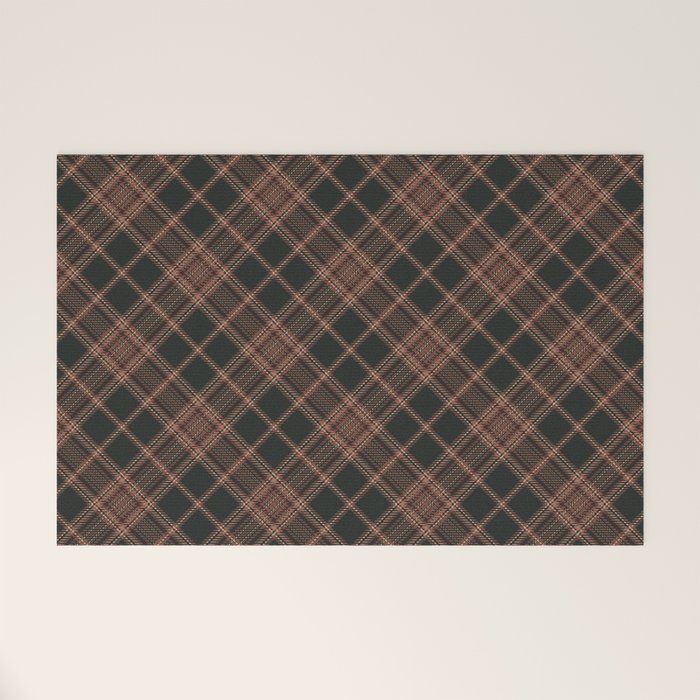 brune tartan Welcome Mat Gallery Image 1