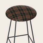 brune tartan Stool Gallery Image 2