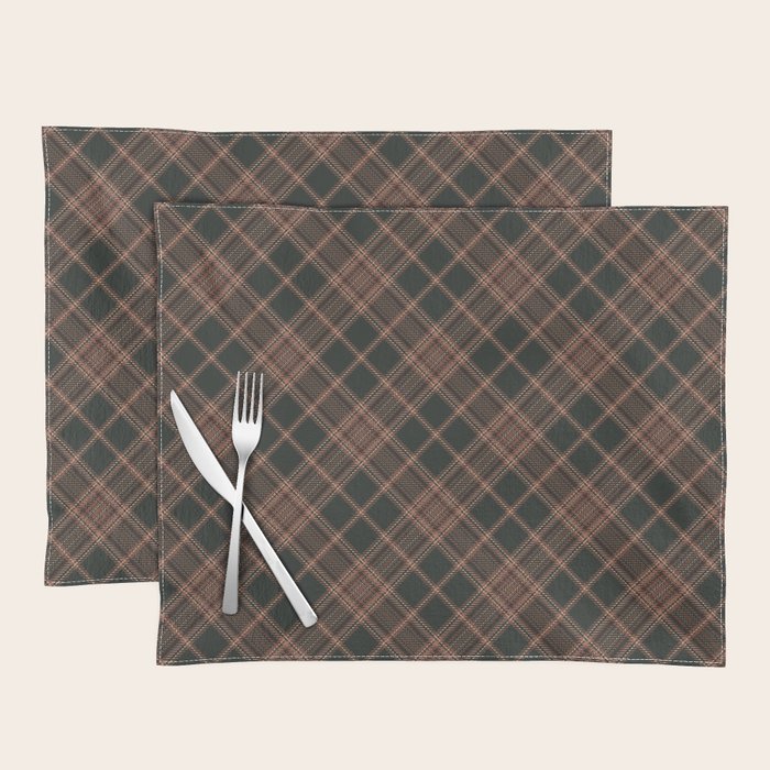 brune tartan Placemat Gallery Image 1