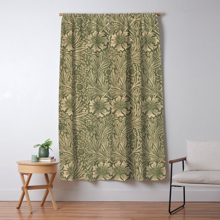 Marigold by William Morris 1875 Antique Vintage Victorian Jugendstil Art Nouveau Retro Pattern Window Curtain Gallery Image 5