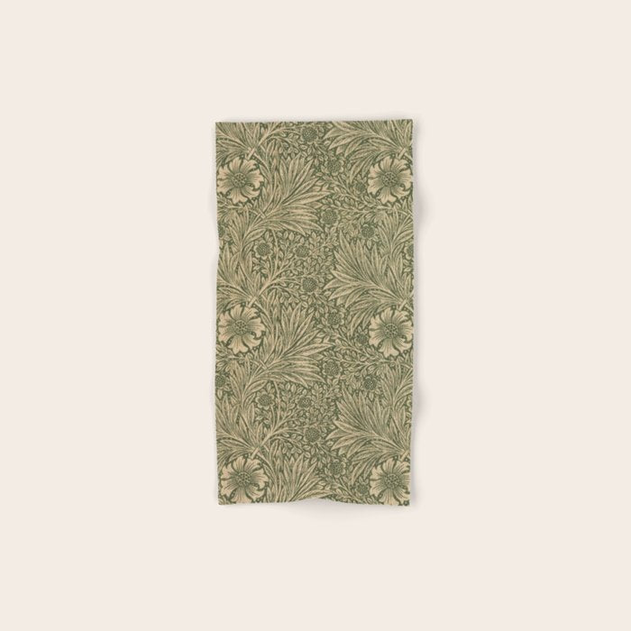 Marigold by William Morris 1875 Antique Vintage Victorian Jugendstil Art Nouveau Retro Pattern Bath Towel Gallery Image 1