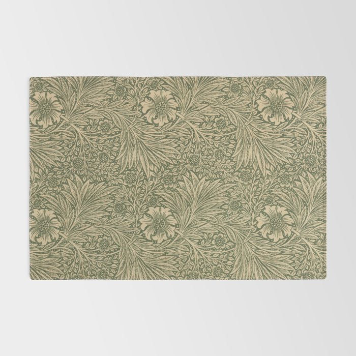 Marigold by William Morris 1875 Antique Vintage Victorian Jugendstil Art Nouveau Retro Pattern Rug Gallery Image 2