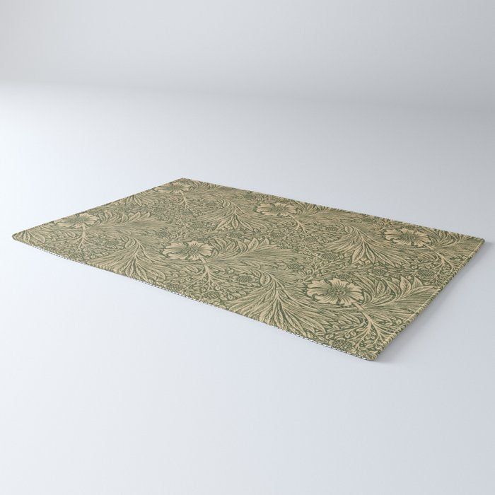 Marigold by William Morris 1875 Antique Vintage Victorian Jugendstil Art Nouveau Retro Pattern Rug Gallery Image 3