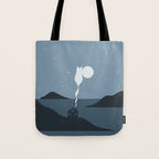 Cat Landscape 45 Tote Bag Gallery Image 1