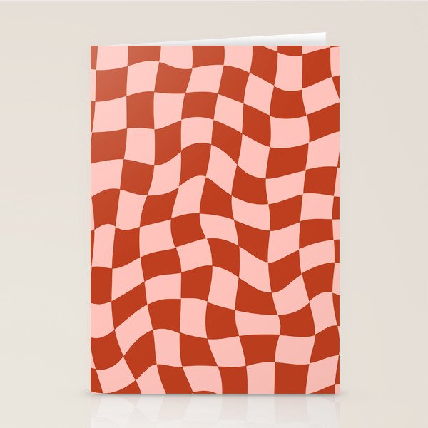 Play Checkers Blush Stationery Card Gallery Image 2