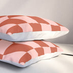 Play Checkers Blush Pillow Sham Gallery Image 3