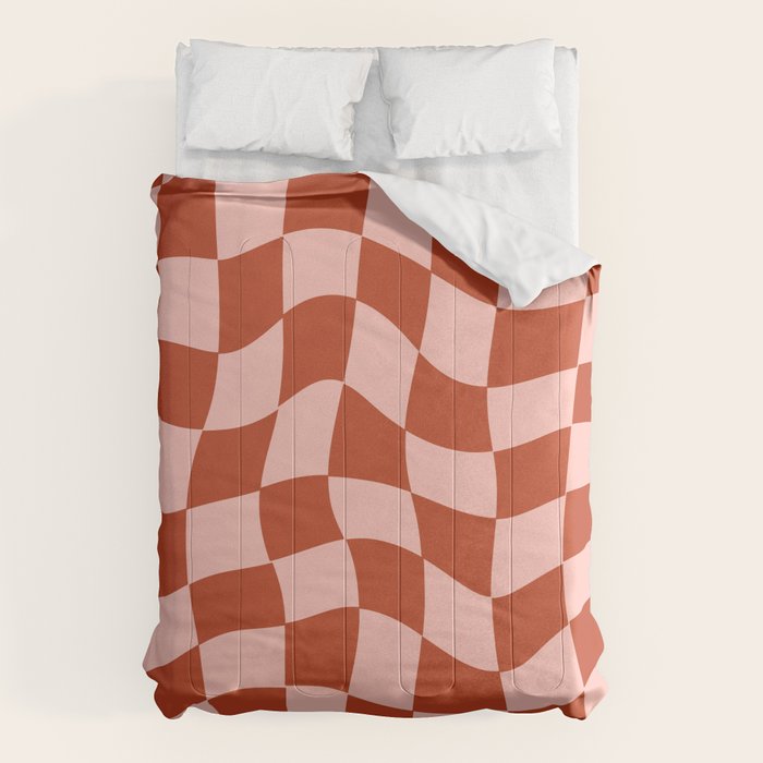 Play Checkers Blush Comforter Gallery Image 6