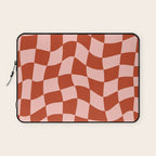 Play Checkers Blush Laptop Sleeve Gallery Image 1