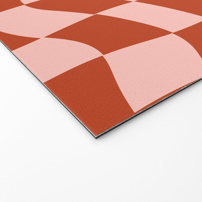 Play Checkers Blush Welcome Mat Gallery Image 2