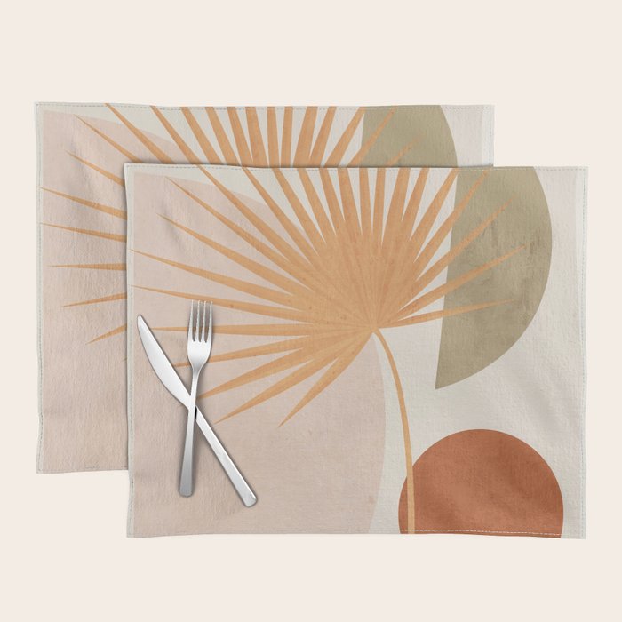 Tropical Leaf- Abstract Art 49a Placemat Gallery Image 1