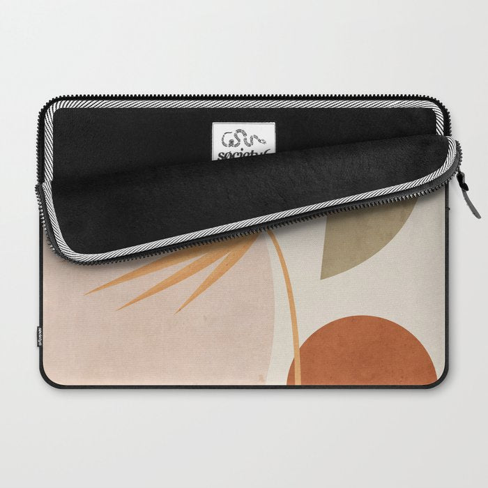 Tropical Leaf- Abstract Art 49a Laptop Sleeve Gallery Image 2