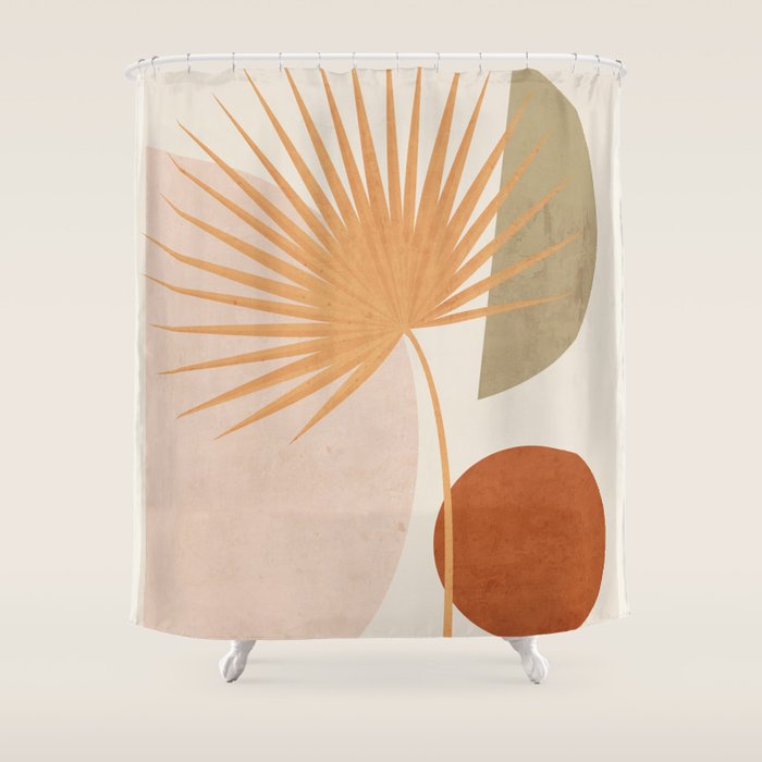 Tropical Leaf- Abstract Art 49a Shower Curtain Gallery Image 1