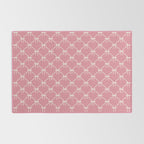 Bows & Ribbons Pattern LI 90s Bubblegum Pink Rug Gallery Image 2