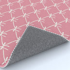 Bows & Ribbons Pattern LI 90s Bubblegum Pink Rug Gallery Image 4