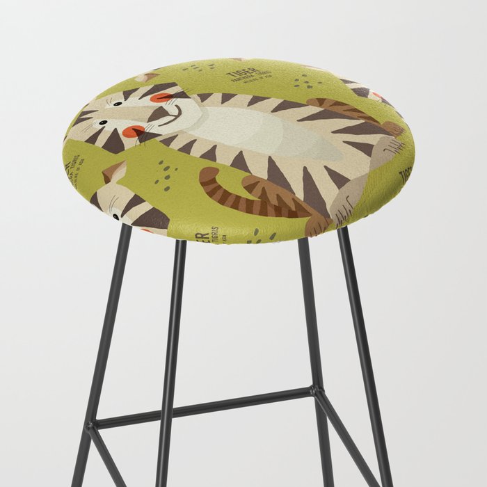 Tiger, Wildlife of Asia Stool Gallery Image 2