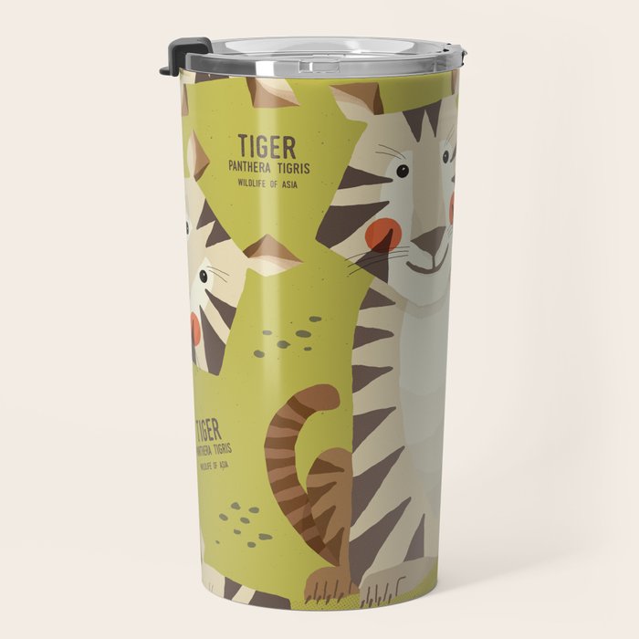 Tiger, Wildlife of Asia Travel Mug Gallery Image 3