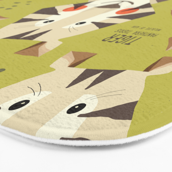 Tiger, Wildlife of Asia Bath Mat Gallery Image 3