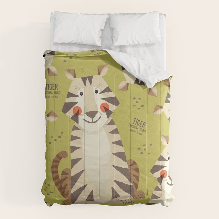 Tiger, Wildlife of Asia Comforter Gallery Image 6