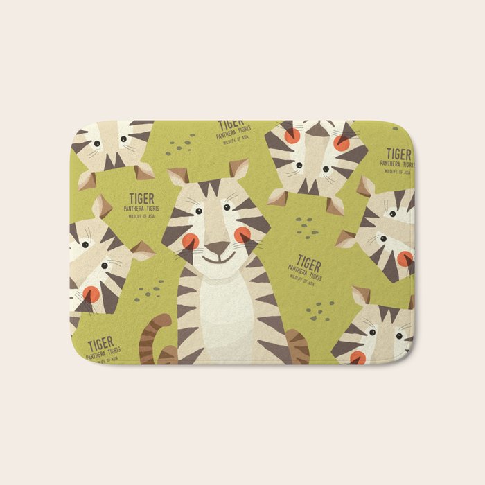 Tiger, Wildlife of Asia Bath Mat Gallery Image 1