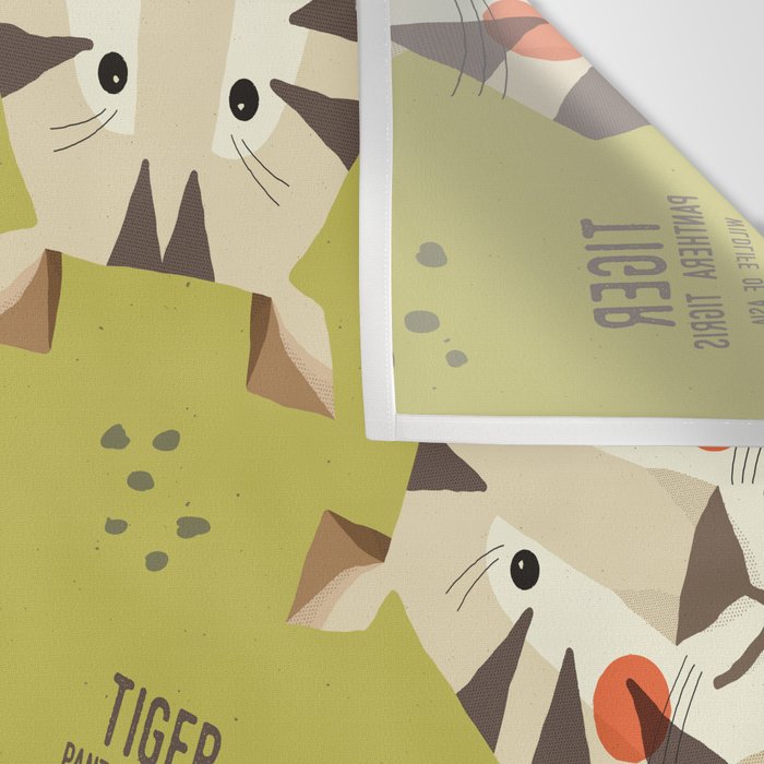 Tiger, Wildlife of Asia Wall Tapestry Gallery Image 3