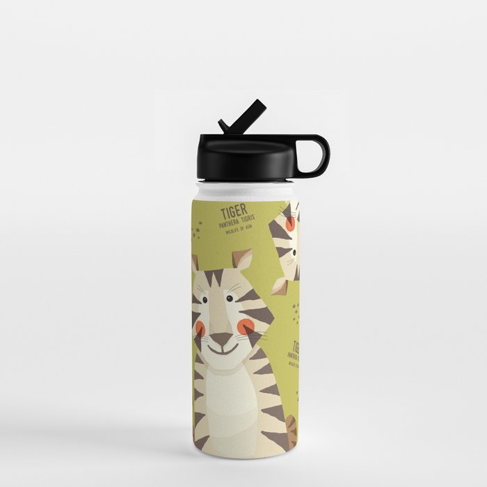 Tiger, Wildlife of Asia Water Bottle Gallery Image 1