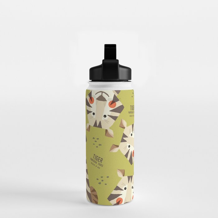 Tiger, Wildlife of Asia Water Bottle Gallery Image 2