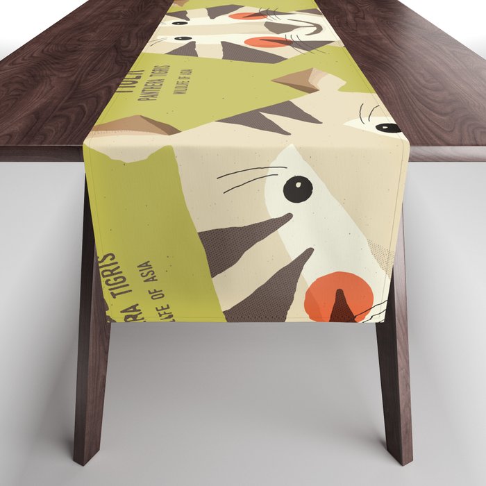 Tiger, Wildlife of Asia Table Runner Gallery Image 1