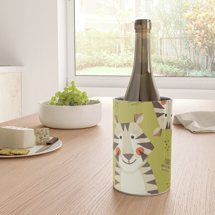 Tiger, Wildlife of Asia Wine Chiller Gallery Image 4