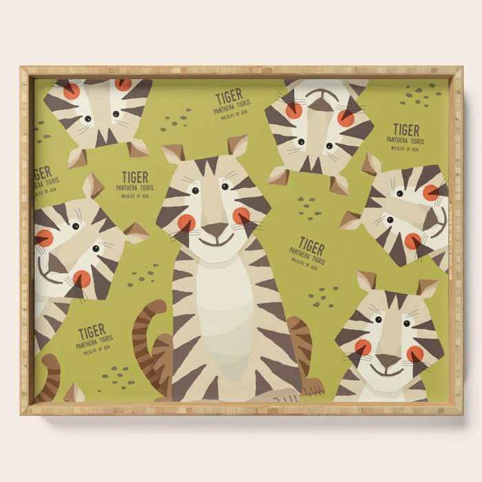 Tiger, Wildlife of Asia Serving Tray Gallery Image 1