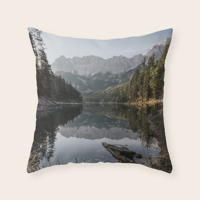 Lake View - Landscape and Nature Photography Throw Pillow Gallery Image 6