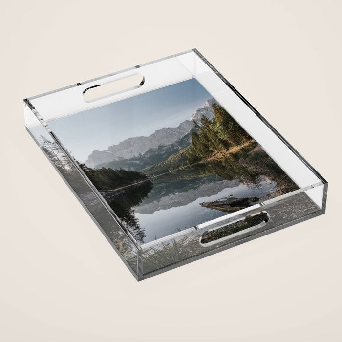 Lake View - Landscape and Nature Photography Acrylic Tray Gallery Image 1