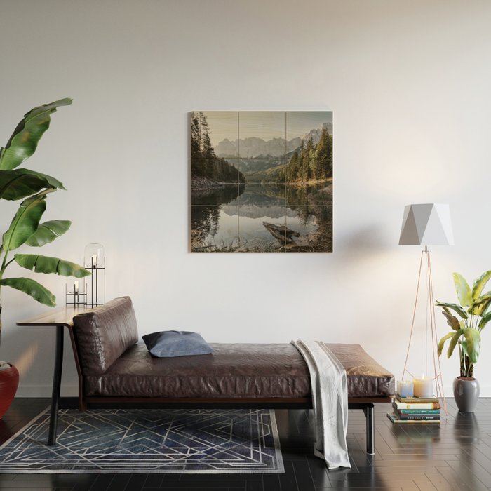 Lake View - Landscape and Nature Photography Wood Wall Art Gallery Image 2